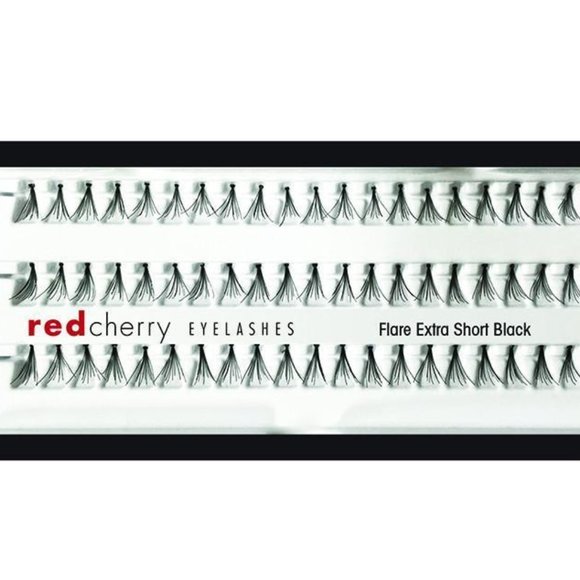 RED CHERRY FLARE LASHES FLXS (EXTRA SHORT) - Picture 1 of 2